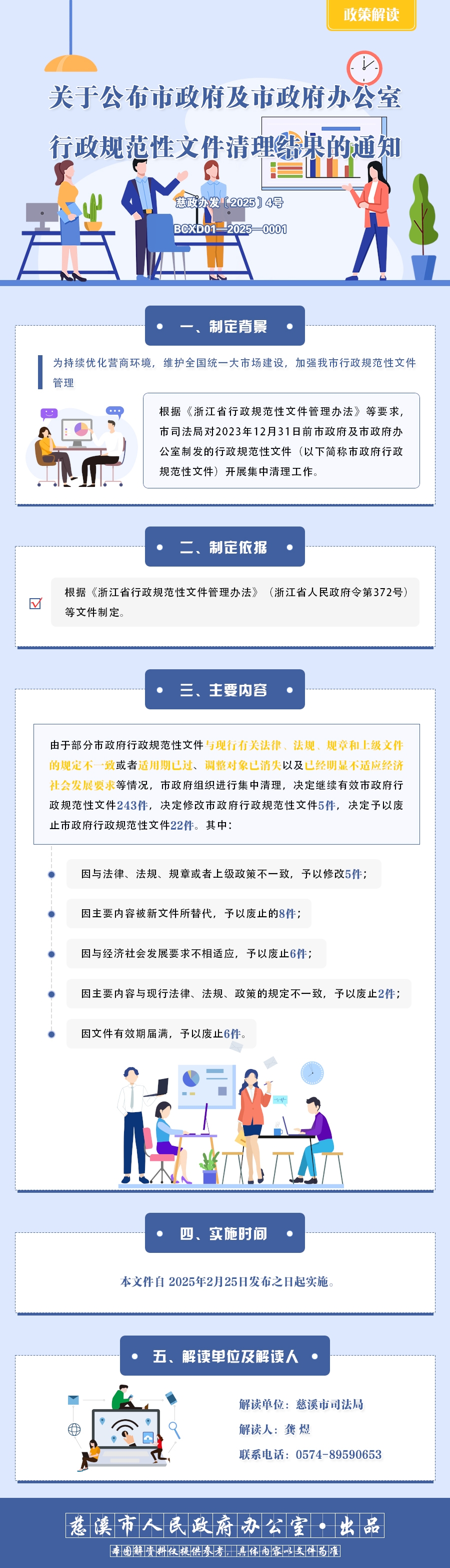 慈溪市人民政府辦公室關于公布市政府及市政府辦公室行政規范性文件清理結果的通知.jpg